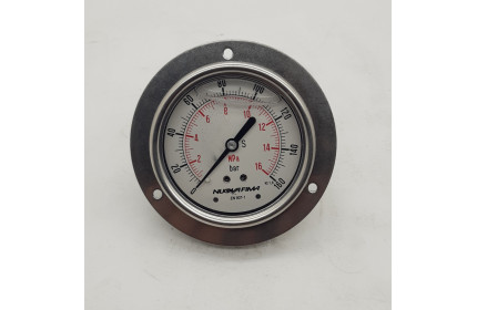 M063 0-160 bar, zadní vývod s přírubou
