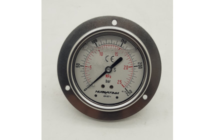 M063 0-250 bar, zadní vývod s přírubou