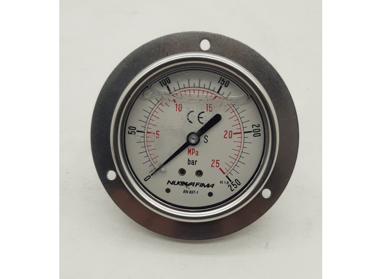 M063 0-250 bar, zadní vývod s přírubou