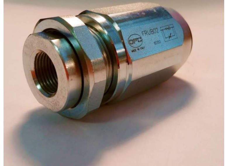 Škrtící ventil, VRF02C - G3/8